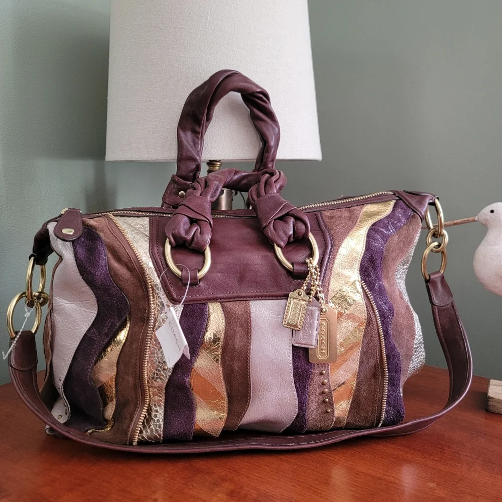 Coach 13866 Madison Large Sabrina Patchwork Leather Y2K Limited Edition NWT - Picture 16 of 16